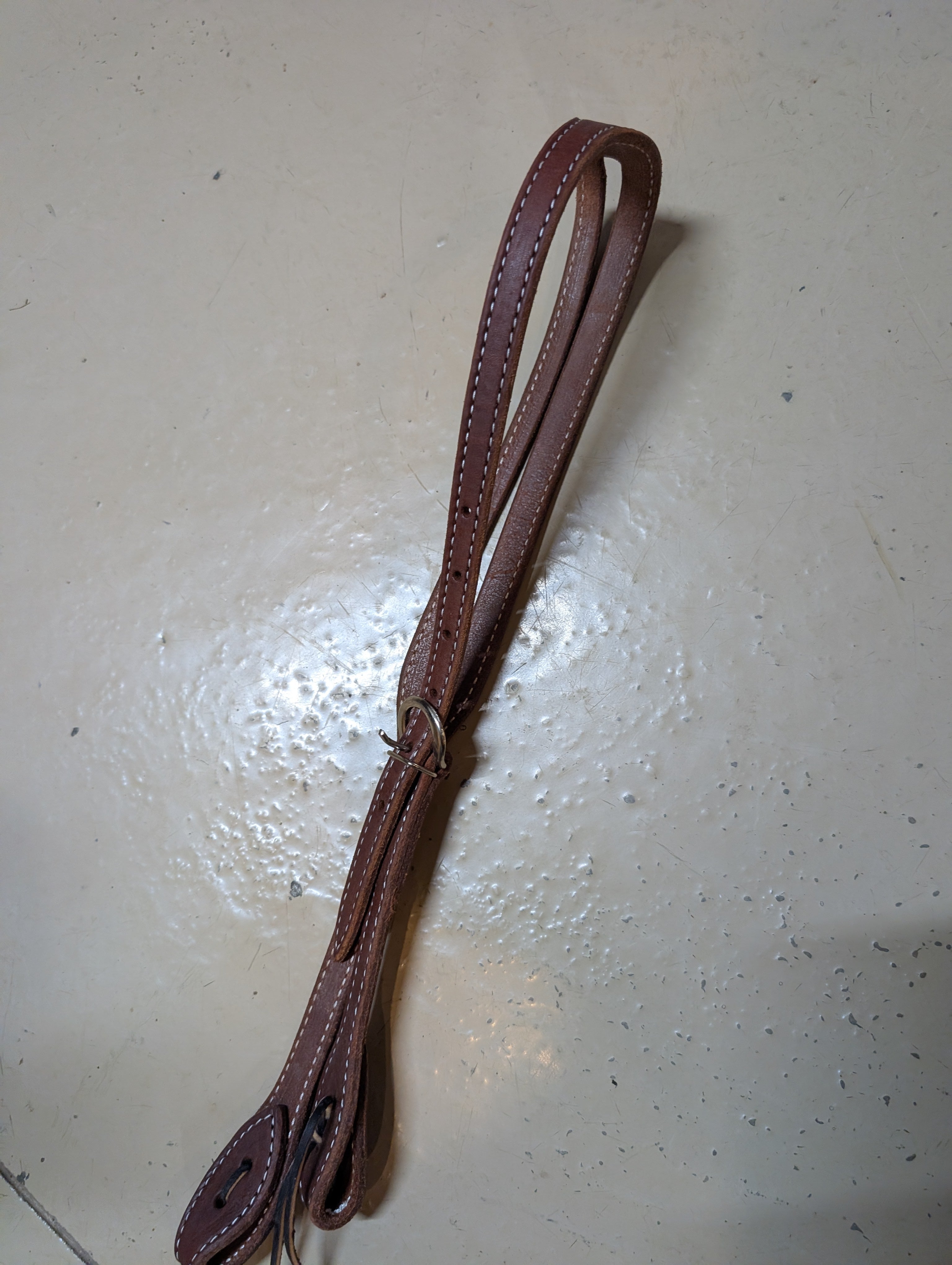 Split ear headstall with one buckle