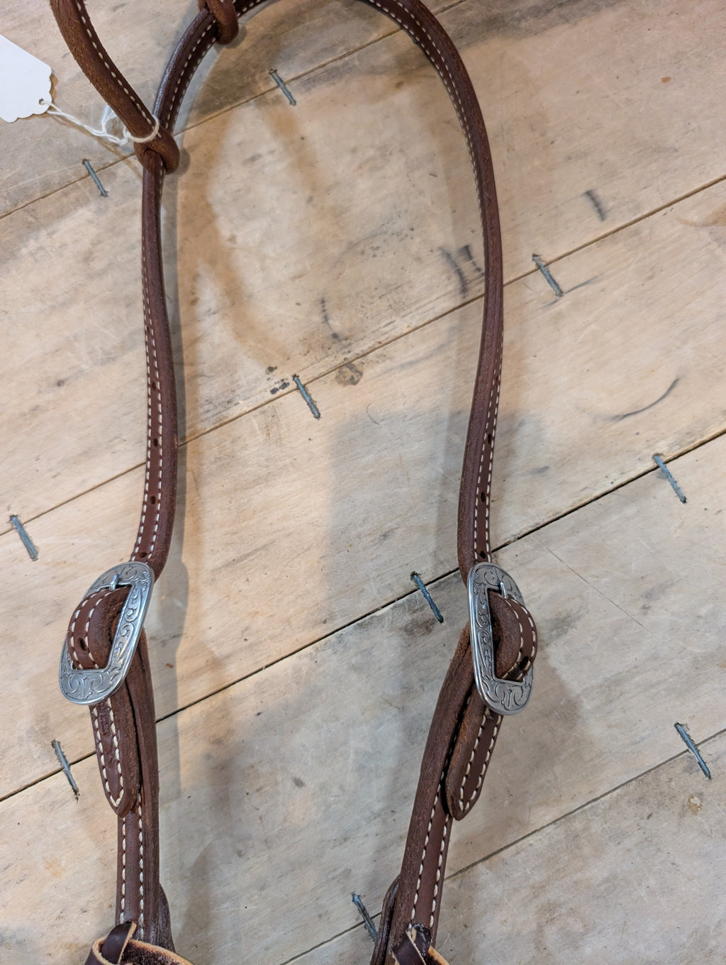 Double buckle one ear headstall