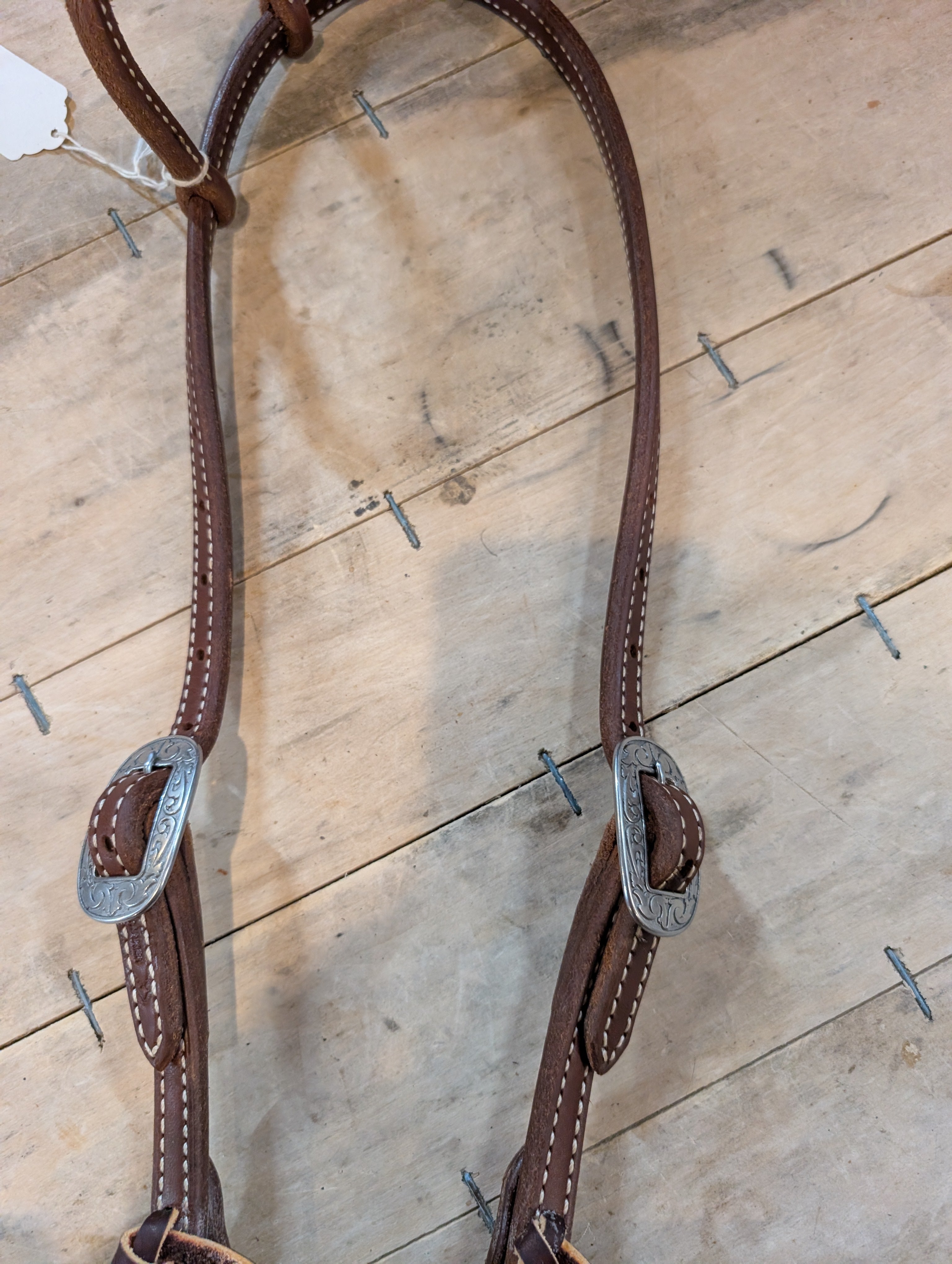 Double buckle one ear headstall