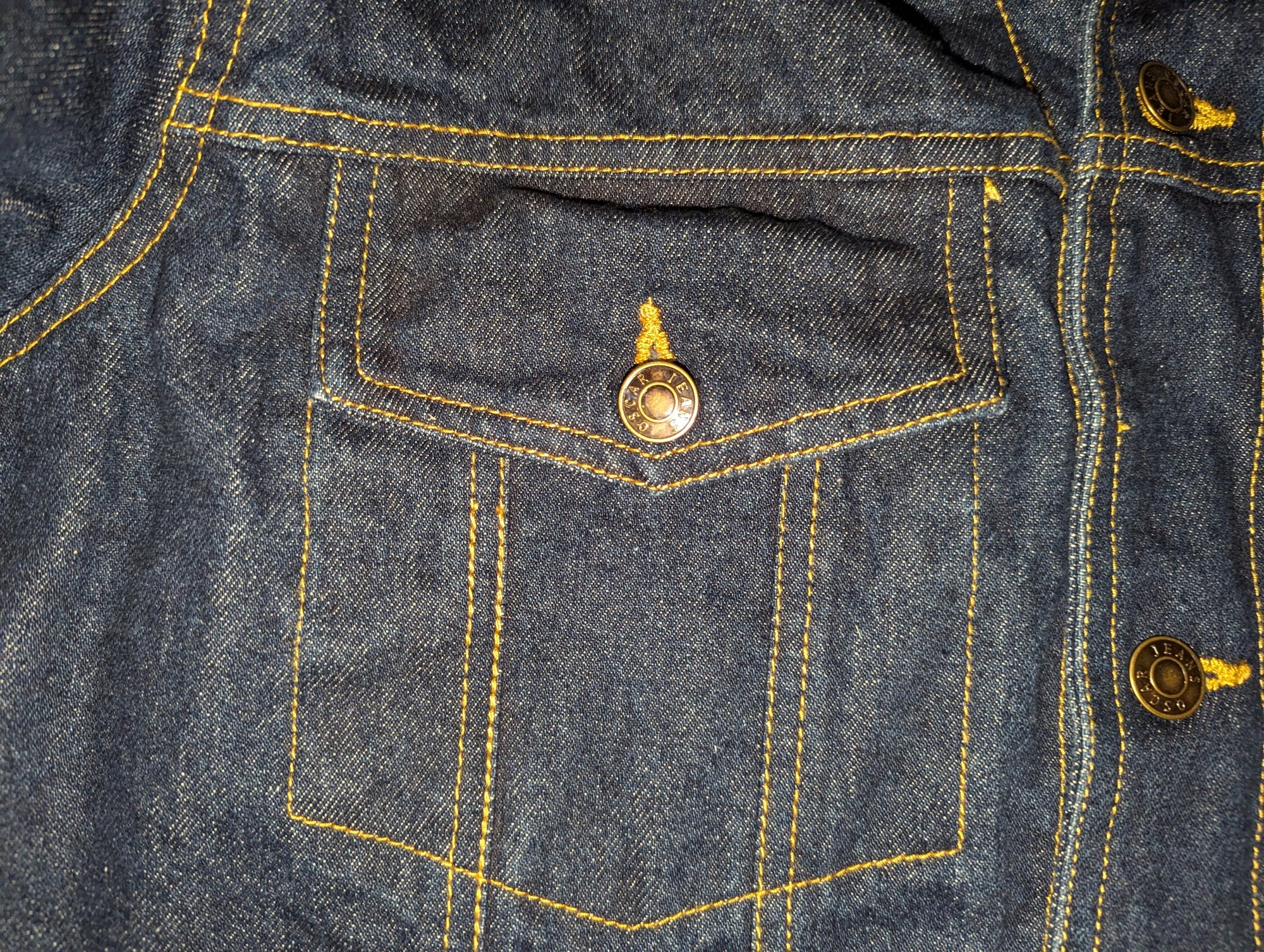 Oscar Jeans Men's Sherpa Lined Denim Jacket