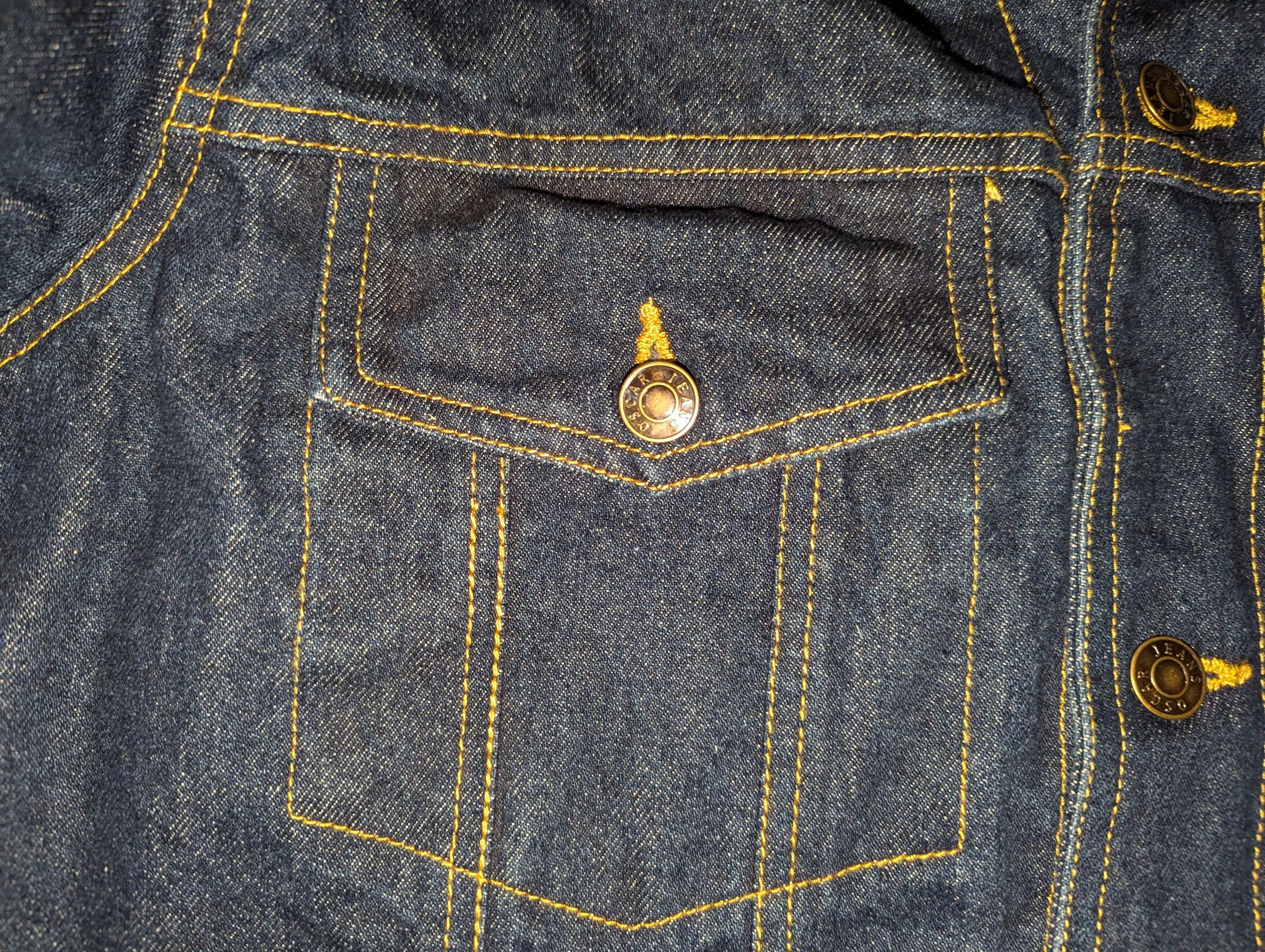 Oscar Jeans Men's Sherpa Lined Denim Jacket