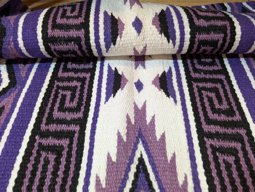 Tough 1 Mayan Wool Saddle Blanket Purple
