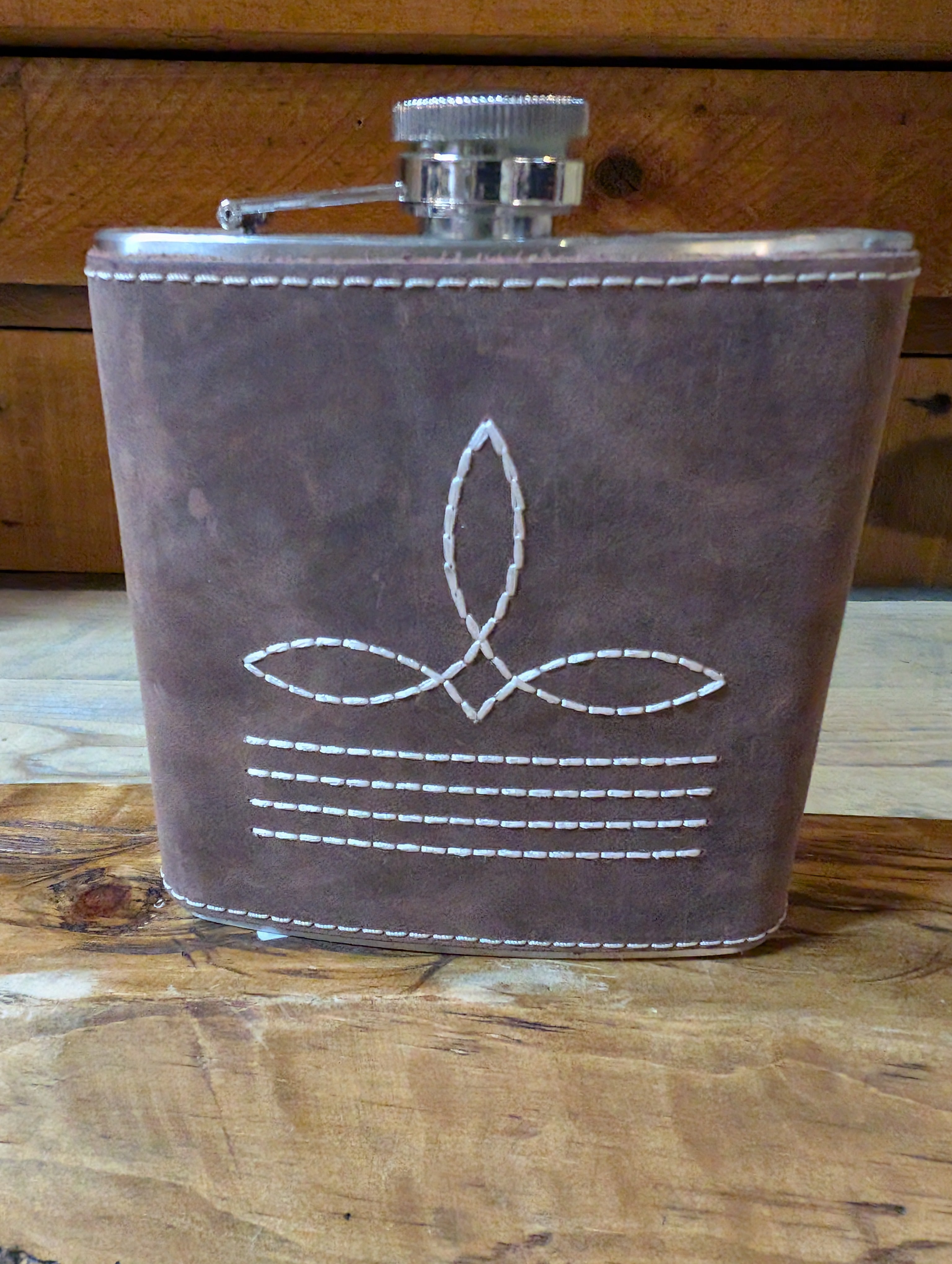 Classic Leather Flask
