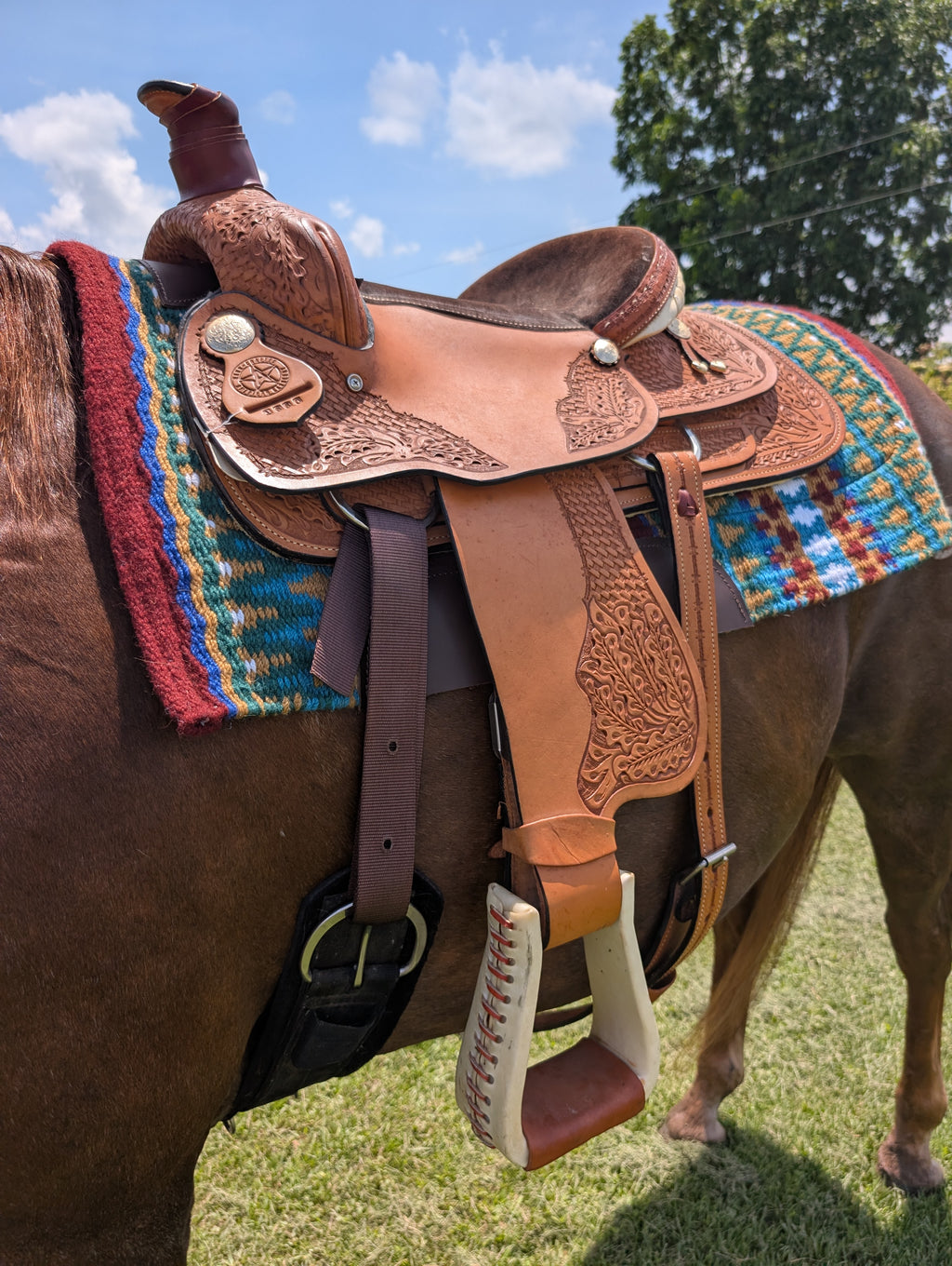 New 16” American Roping Saddle