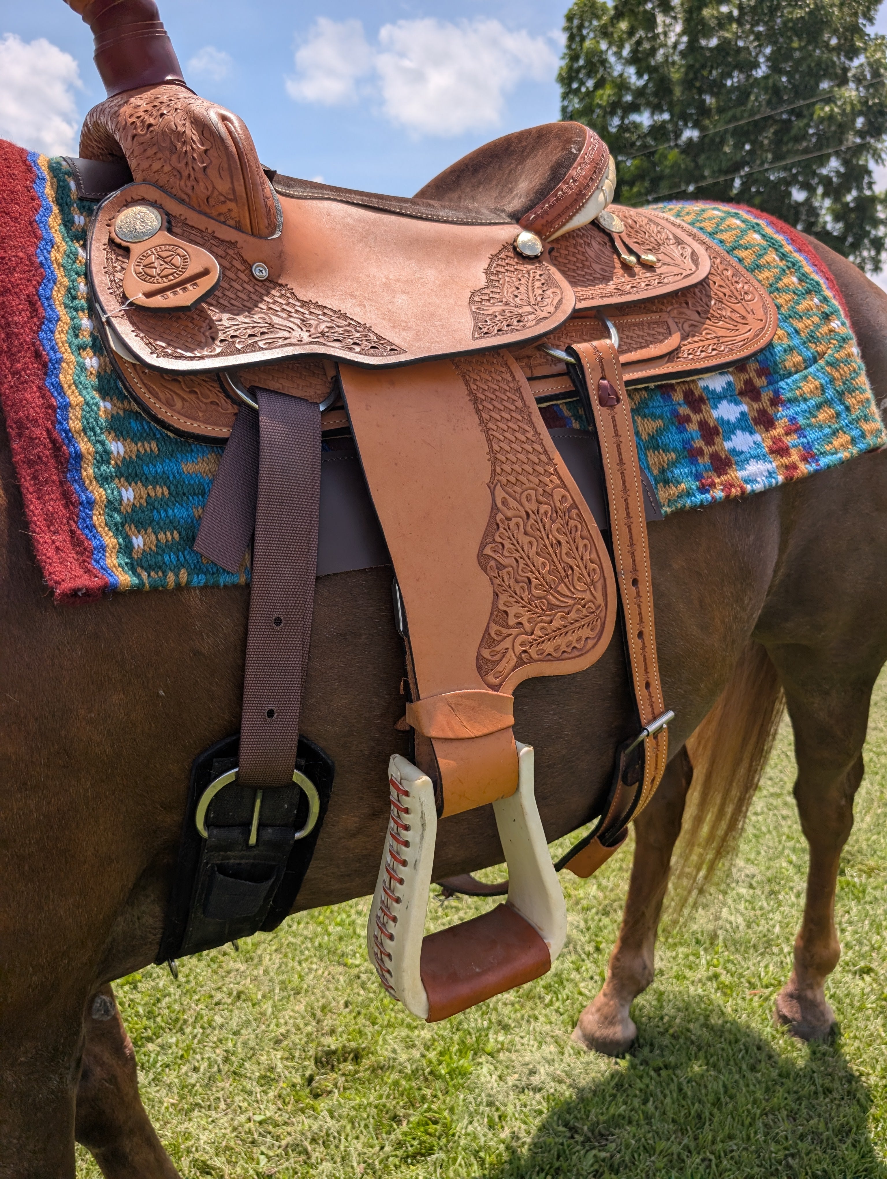 New 16” American Roping Saddle