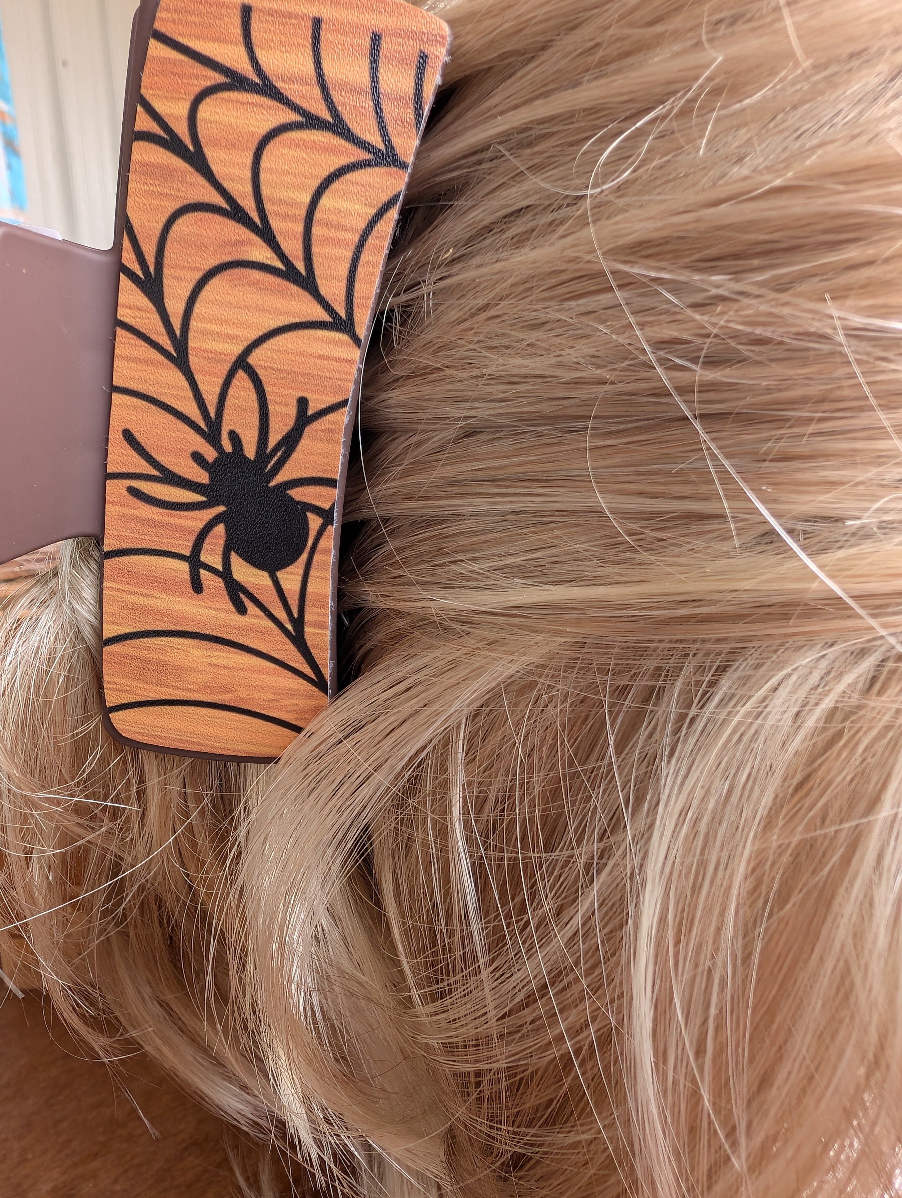 Bohemian cowgirl 4” hair claw clip with textured finish