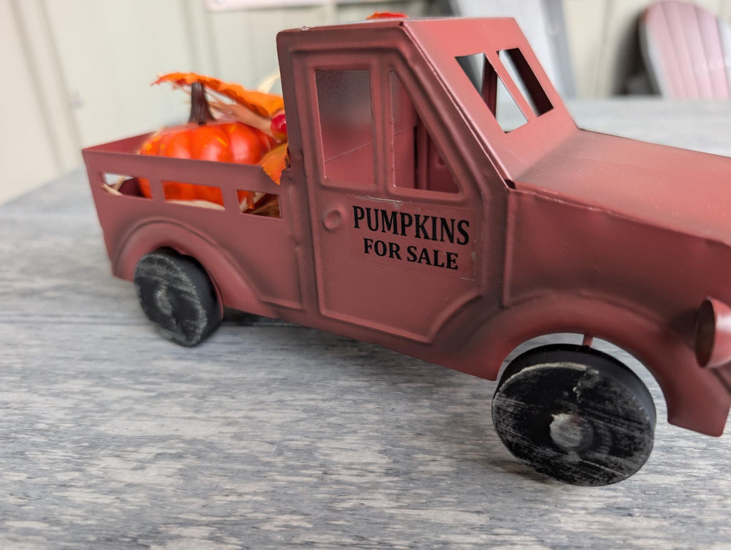 Tin Truck - Pumpkins For Sale