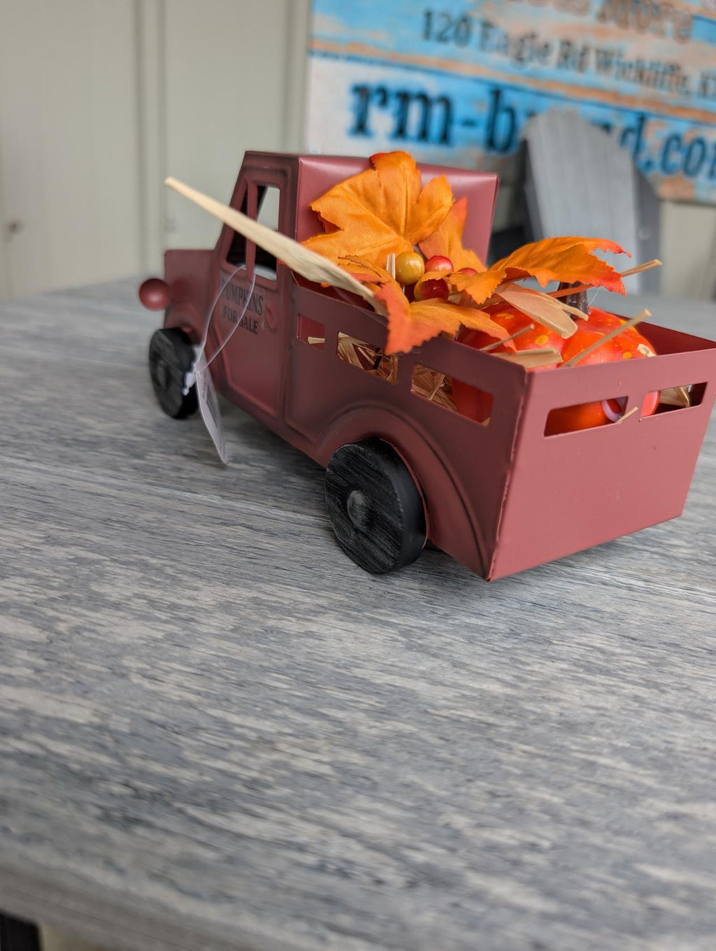 Tin Truck - Pumpkins For Sale