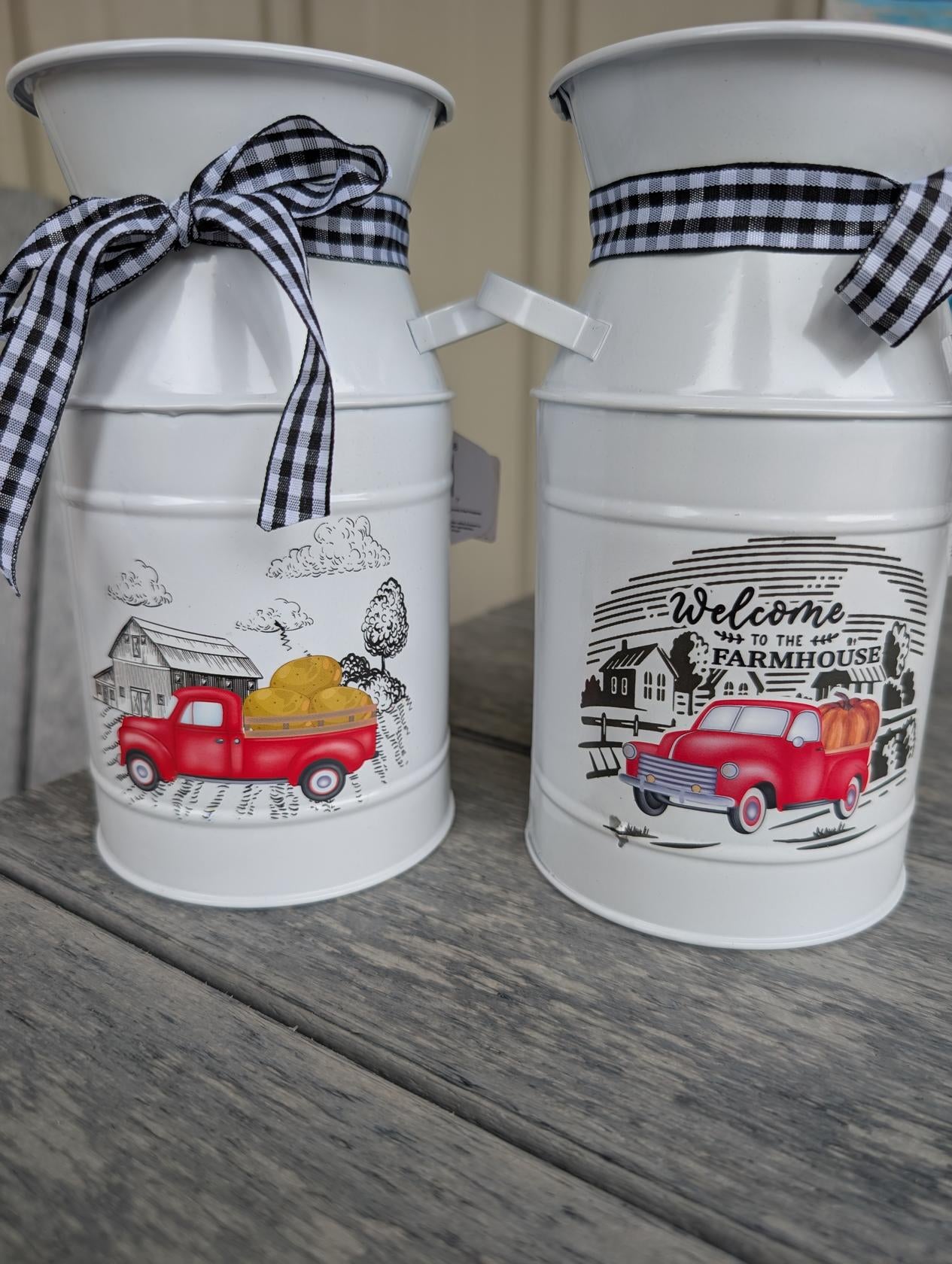 Tin Mini Milk Can