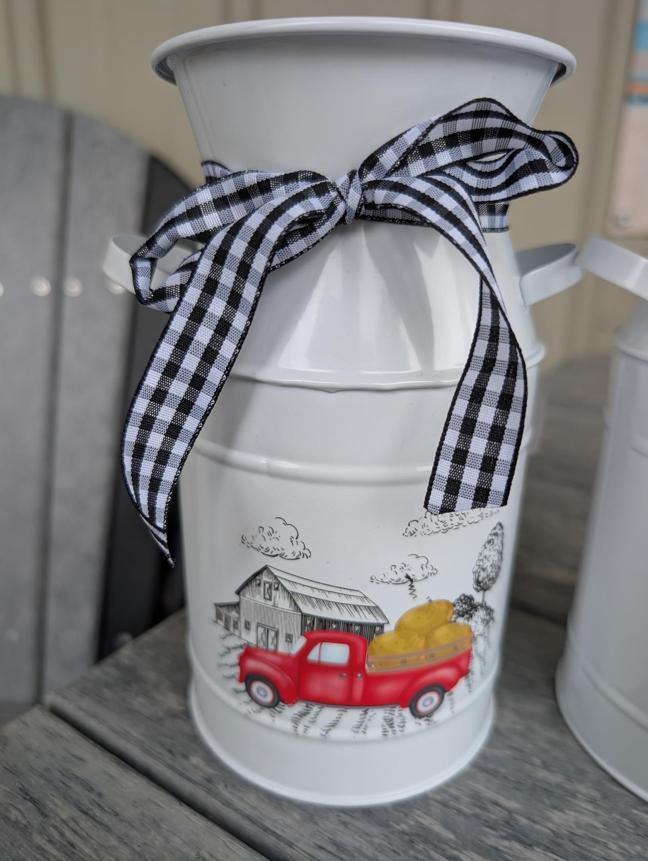 Tin Mini Milk Can