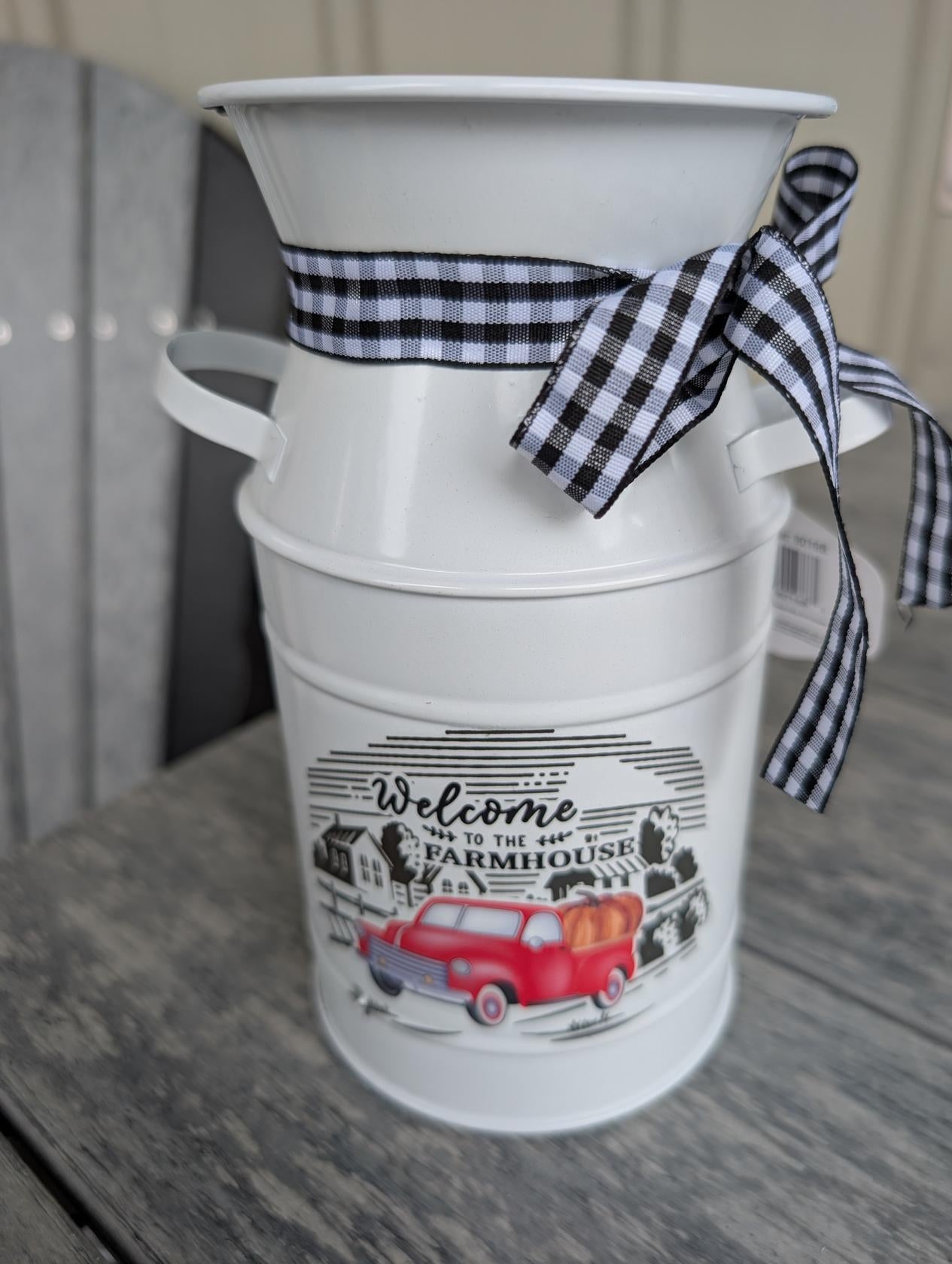 Tin Mini Milk Can