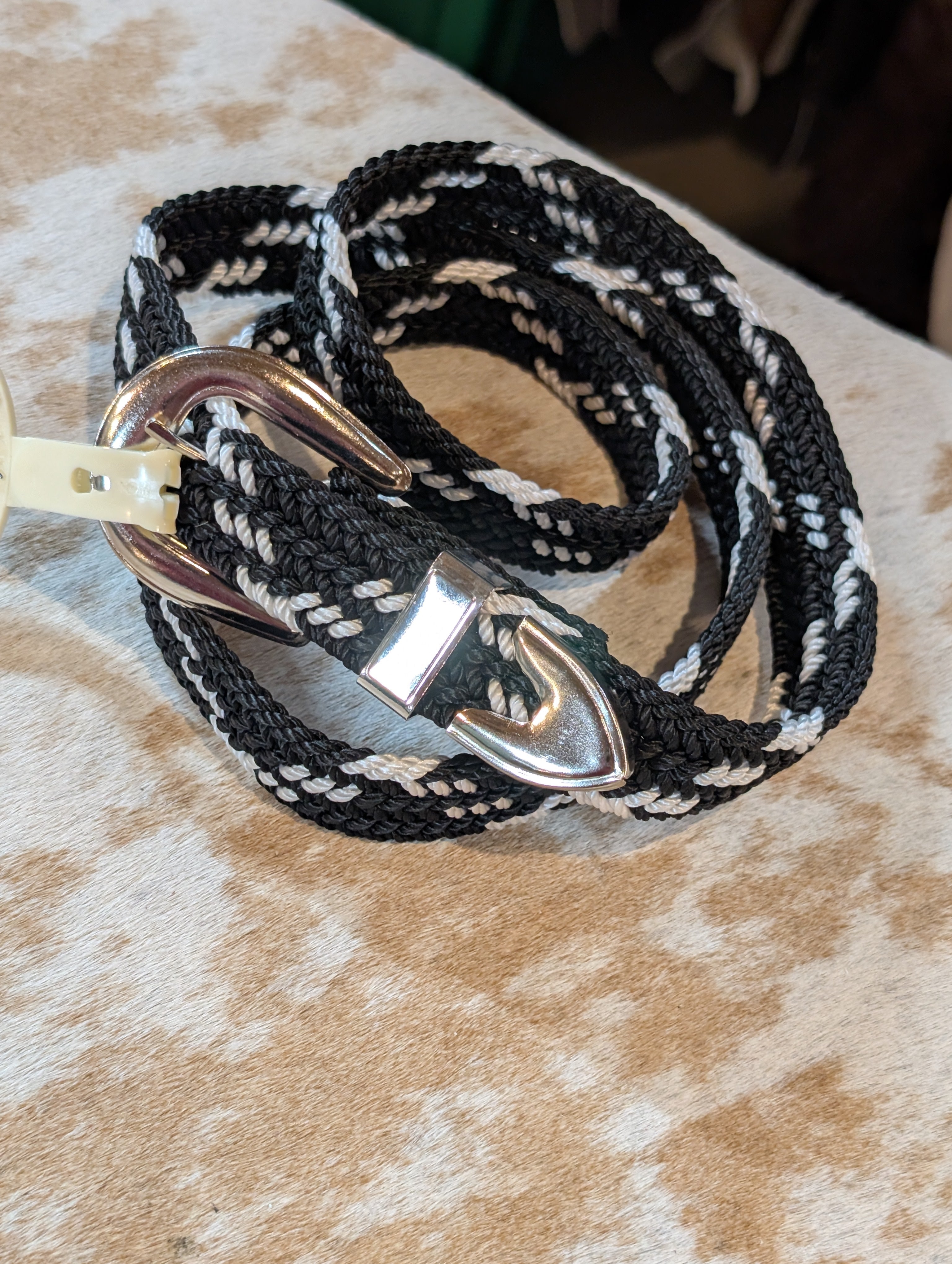 Brushy Creek Retro-Style Nylon Braided Belt