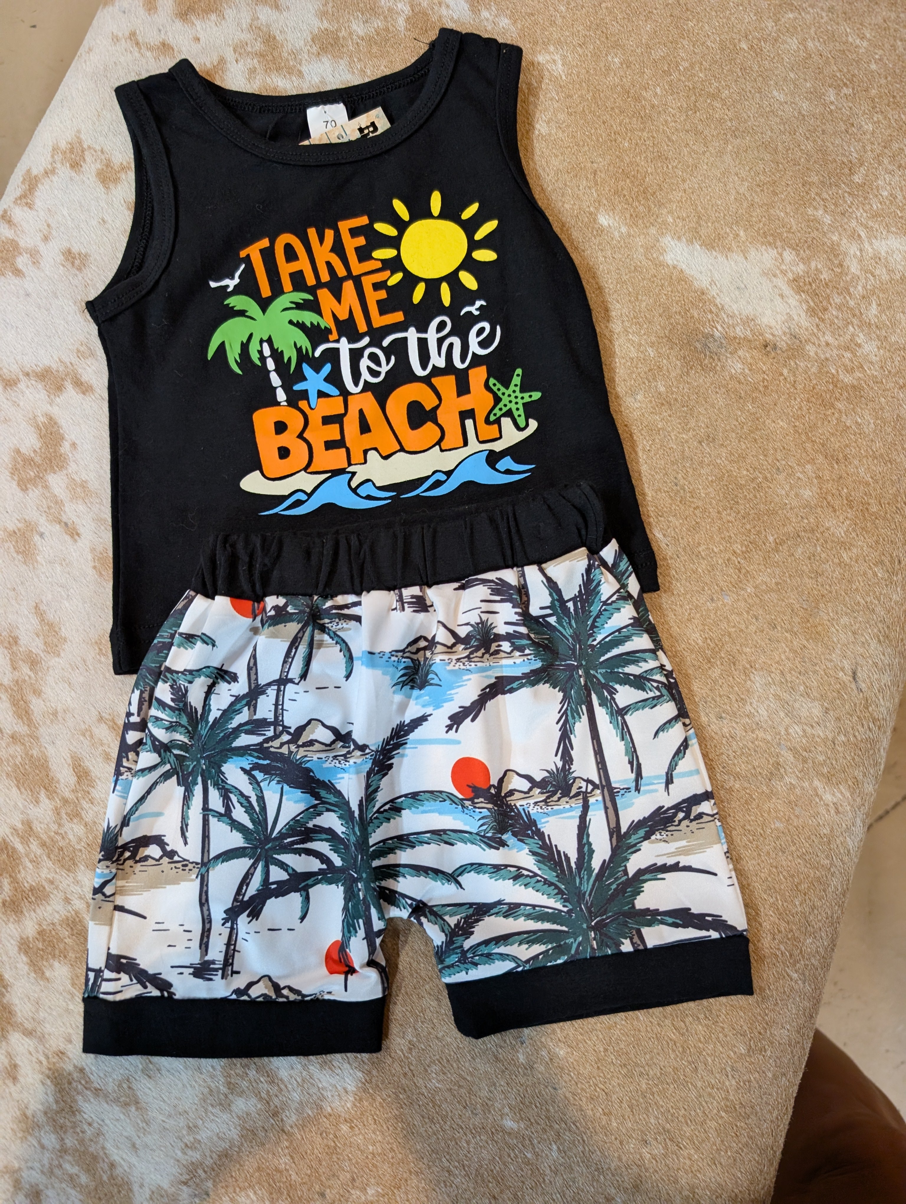 Boys 2-Piece Tank & Shorts Set – Super Cute Summer Outfit, Limited Stock