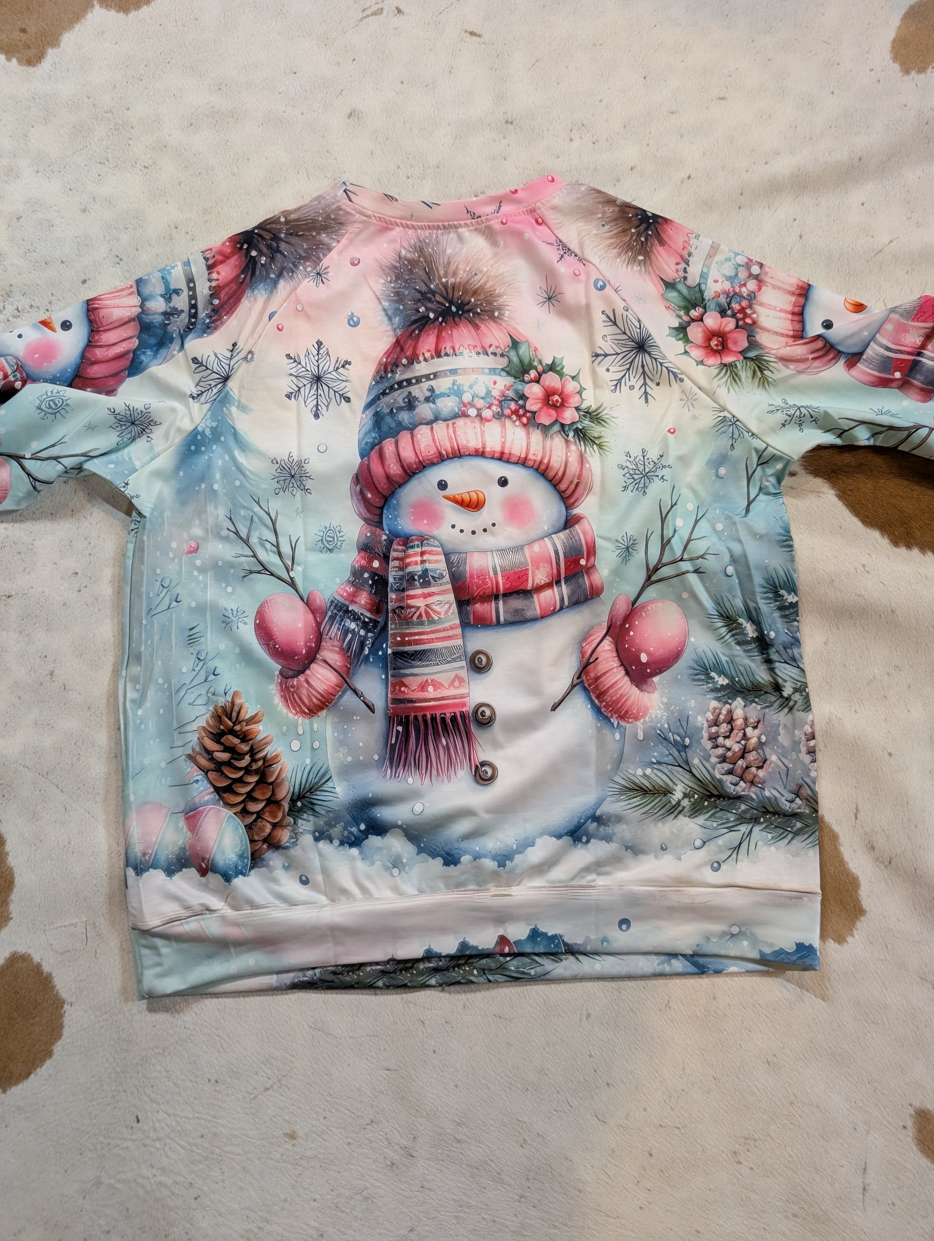  Cozy Christmas Snowman Sweatshirt