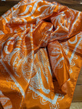 Western Print Wild Rag – Large 35" Silk-Feel Scarf for Men & Women