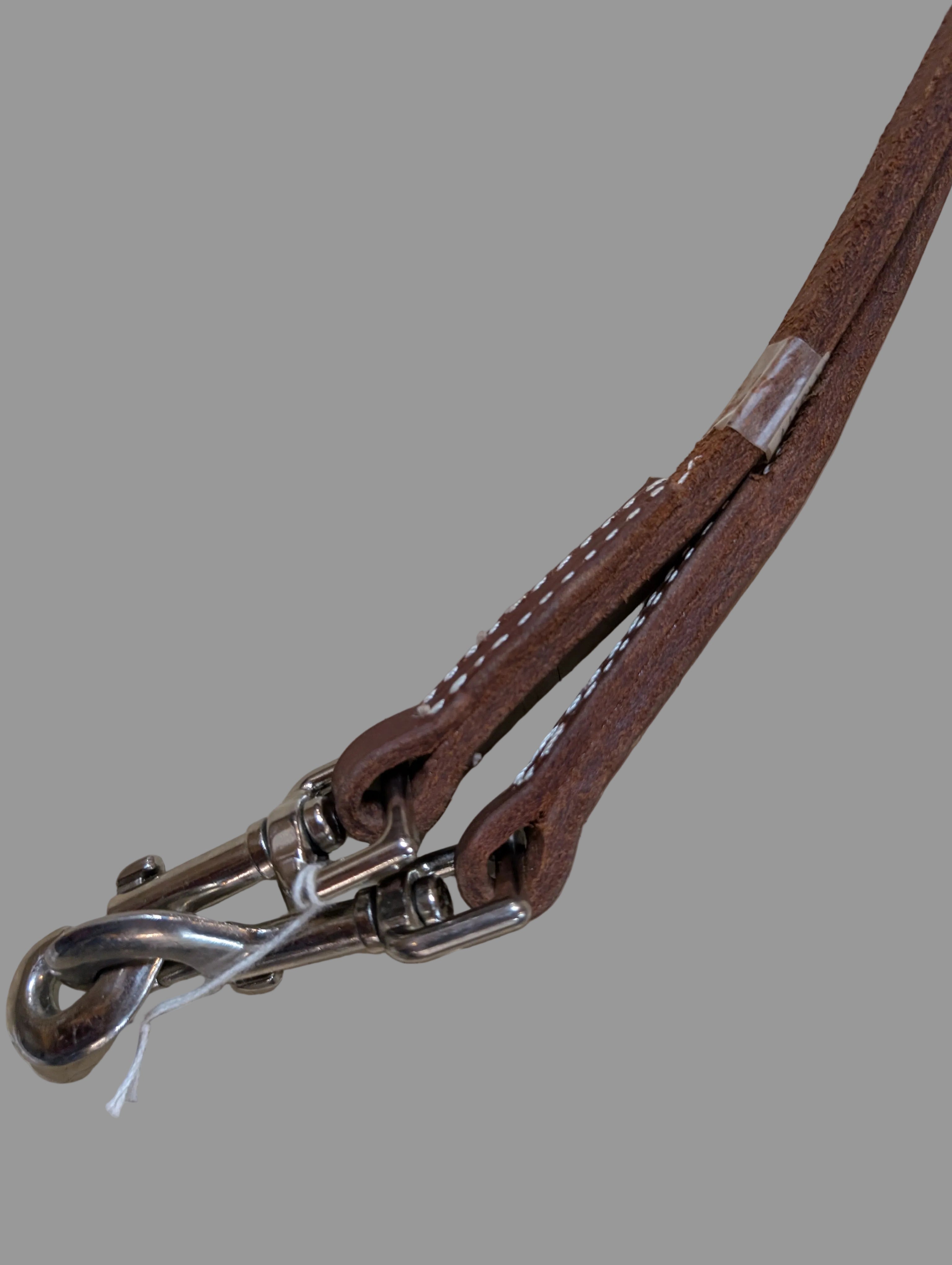 Leather split reins with snaps 