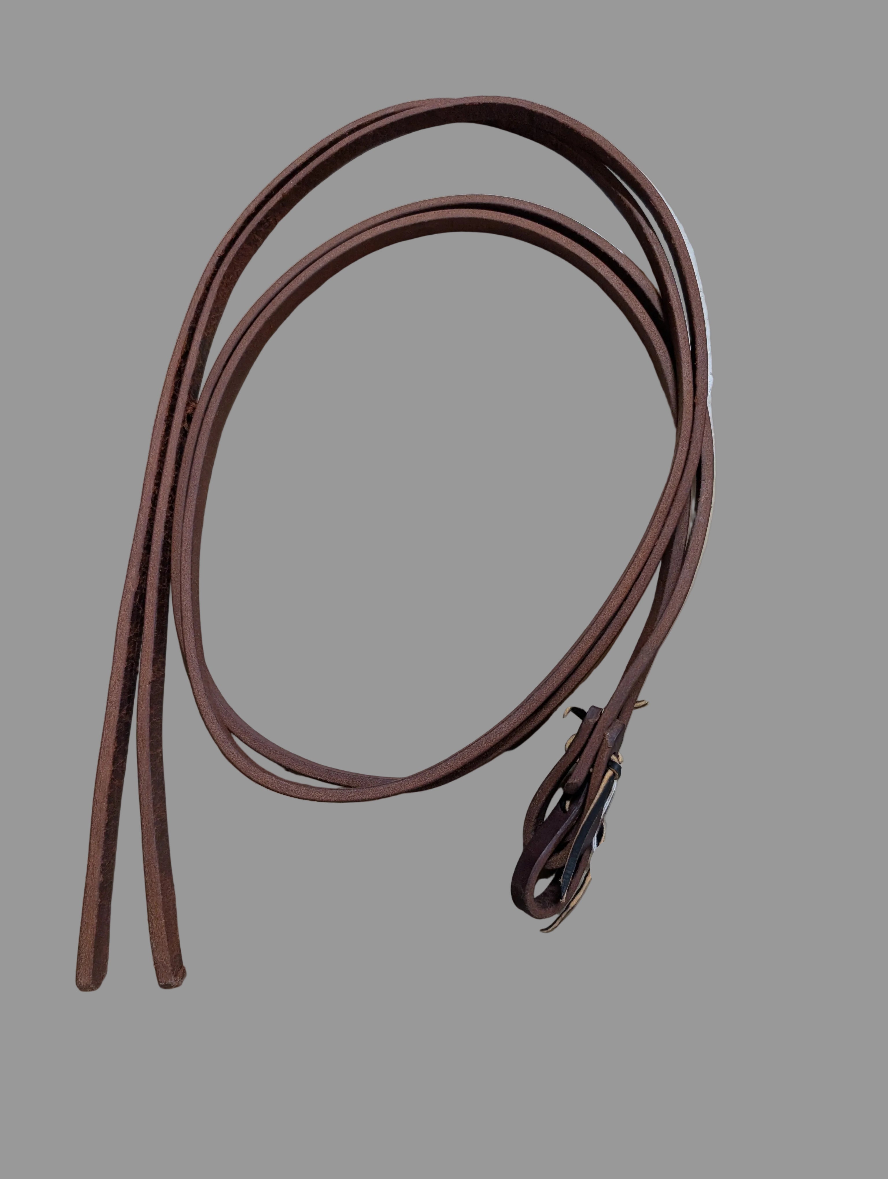Brown heavy Leather split reins 