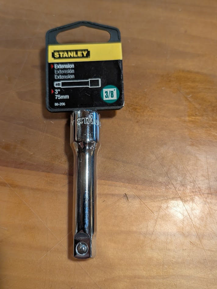 Stanley 3" Socket Extension Bar 3/8" Drive
