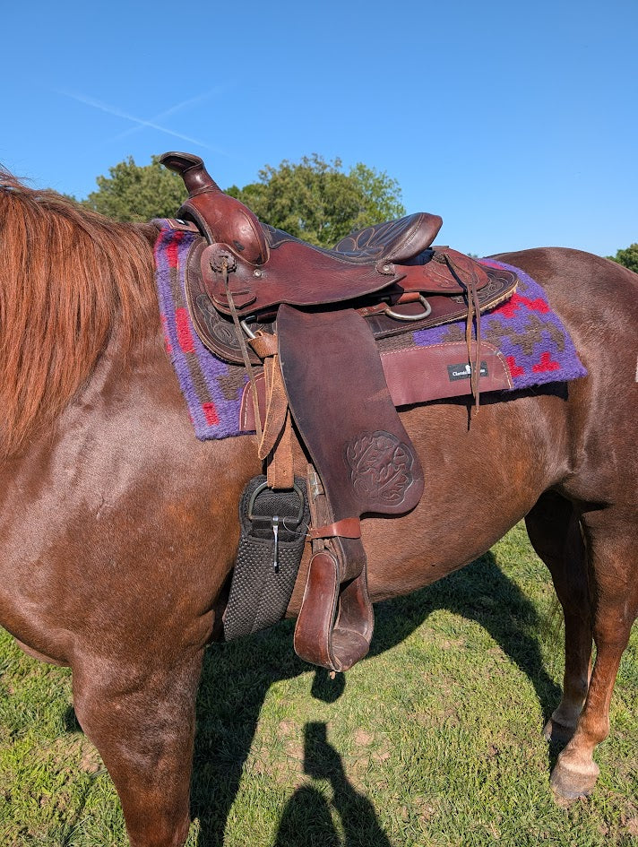 Used 15in Western Saddle #1501