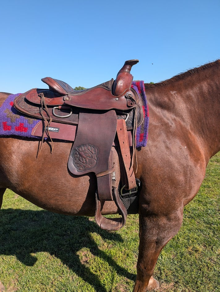 Used 15in Western Saddle #1501