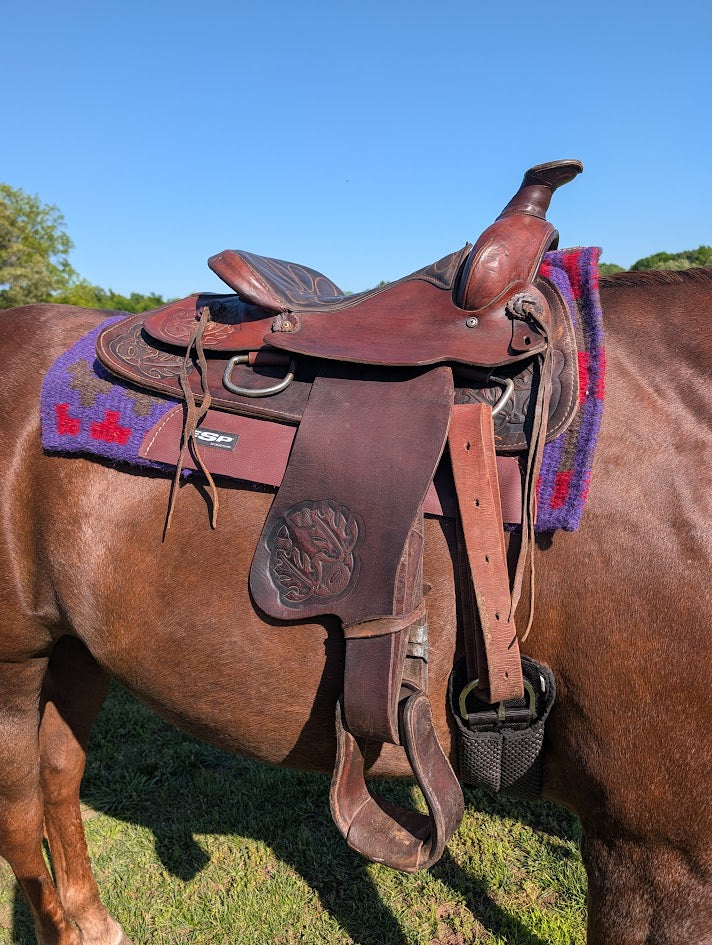 Used 15in Western Saddle #1501