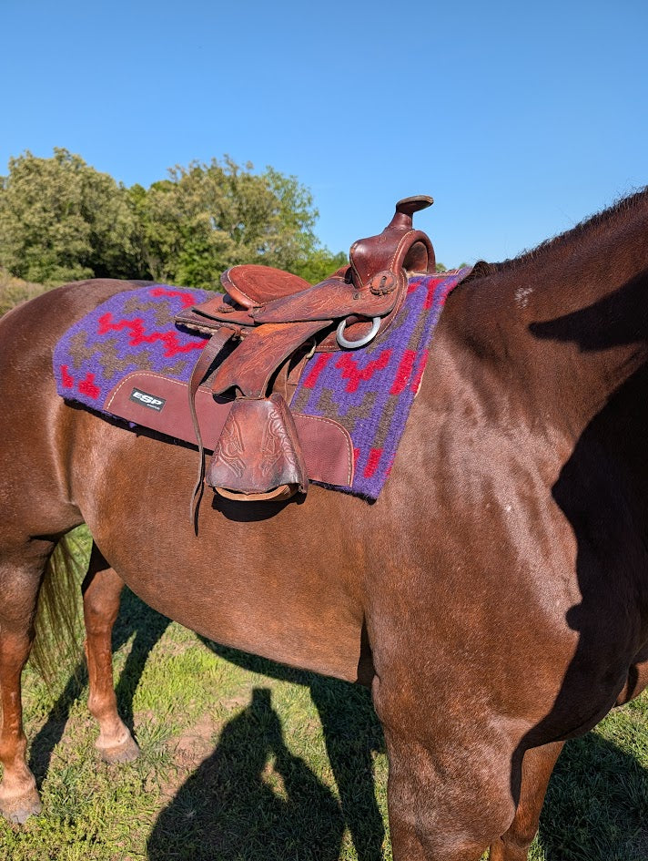 Used 12in Leather Pony Saddle