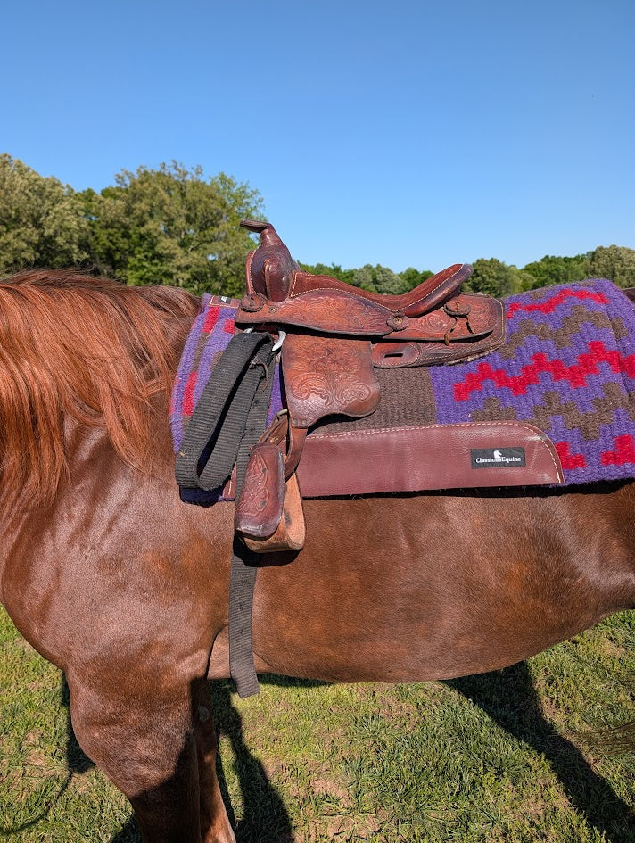 Used 12in Leather Pony Saddle