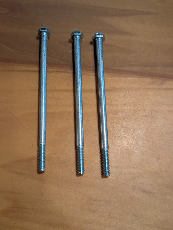 Hillman 1/4"-20 x 5" Zinc-Plated Hex Bolts – Coarse Thread, 10 lb Box