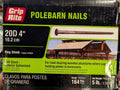Grip-Rite 20D x 4" Hot-Dipped Galvanized Pole Barn Nails – 5 lb Box