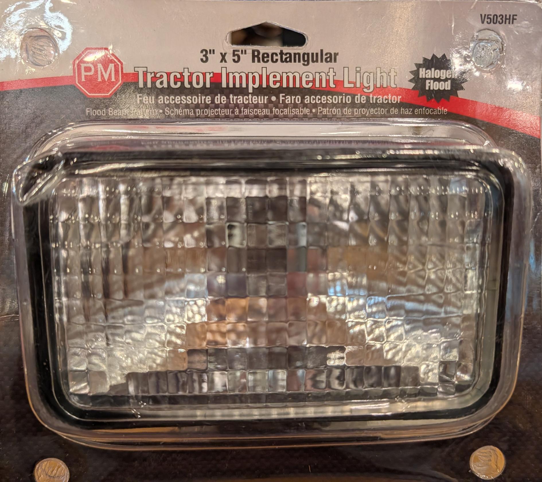 Tractor implement light in packaging 