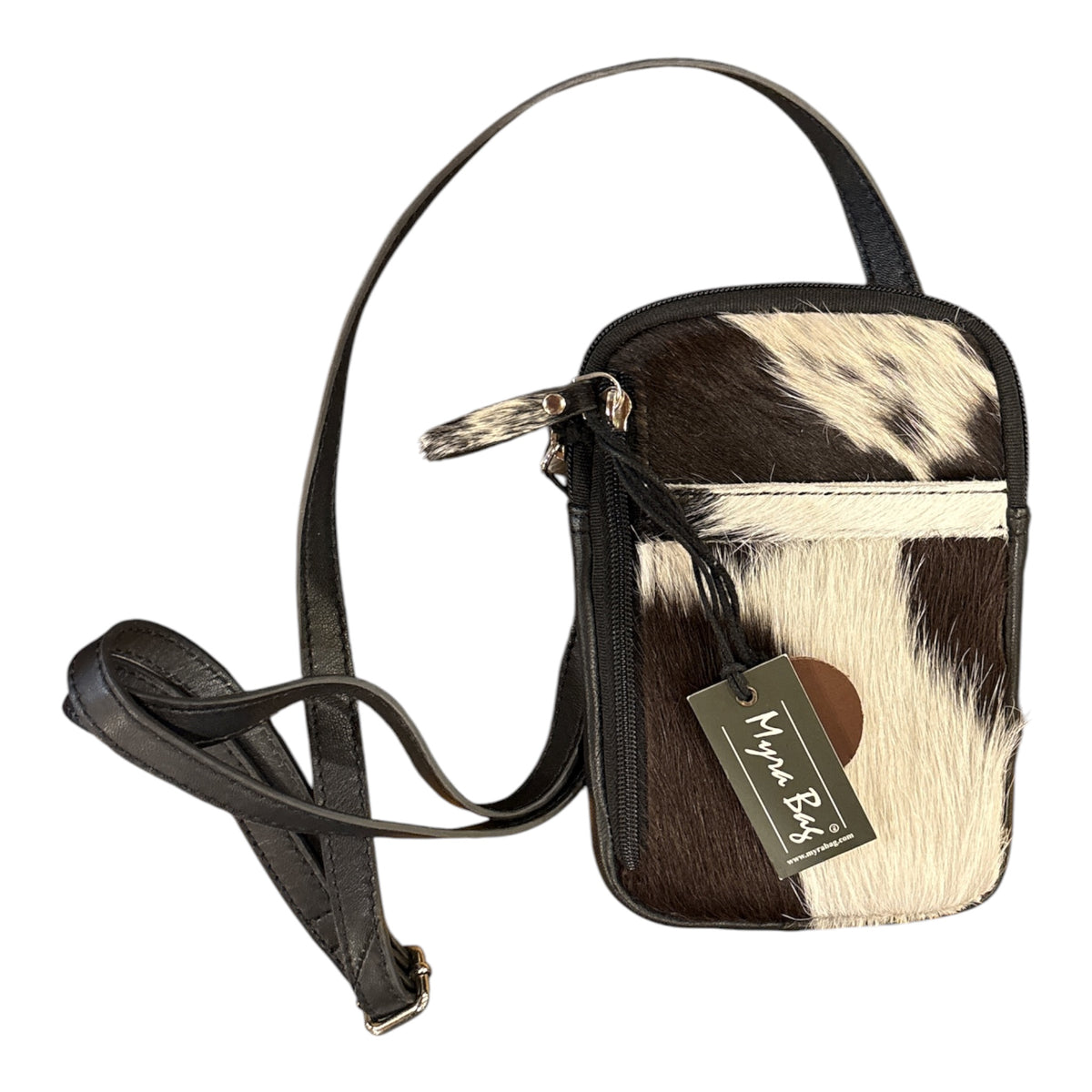 Carlisle Bluff Leather & Hair-on Crossbody