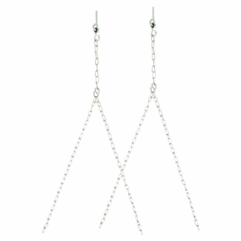 Heavy-duty decorative swing chain kit with hooks for porch installation