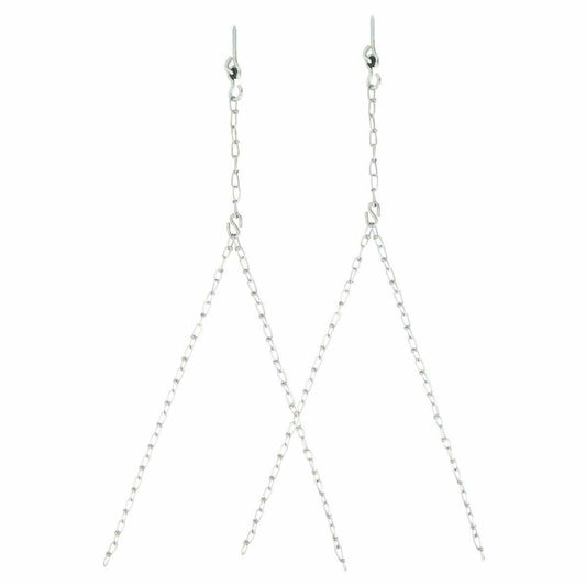 Heavy-duty decorative swing chain kit with hooks for porch installation