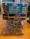 Packaged porch swing chain assembly with Campbell brand label.