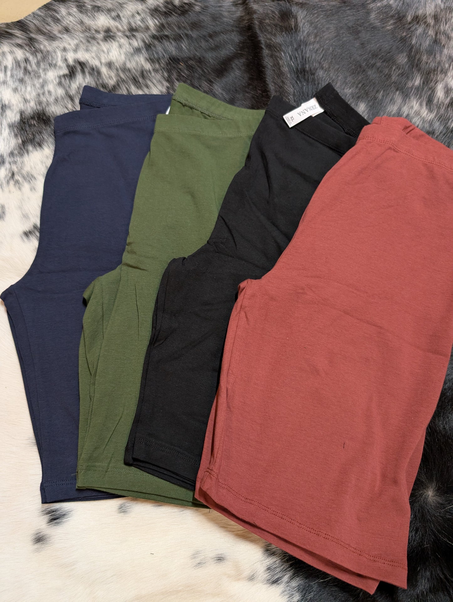 Premium cotton biker shorts