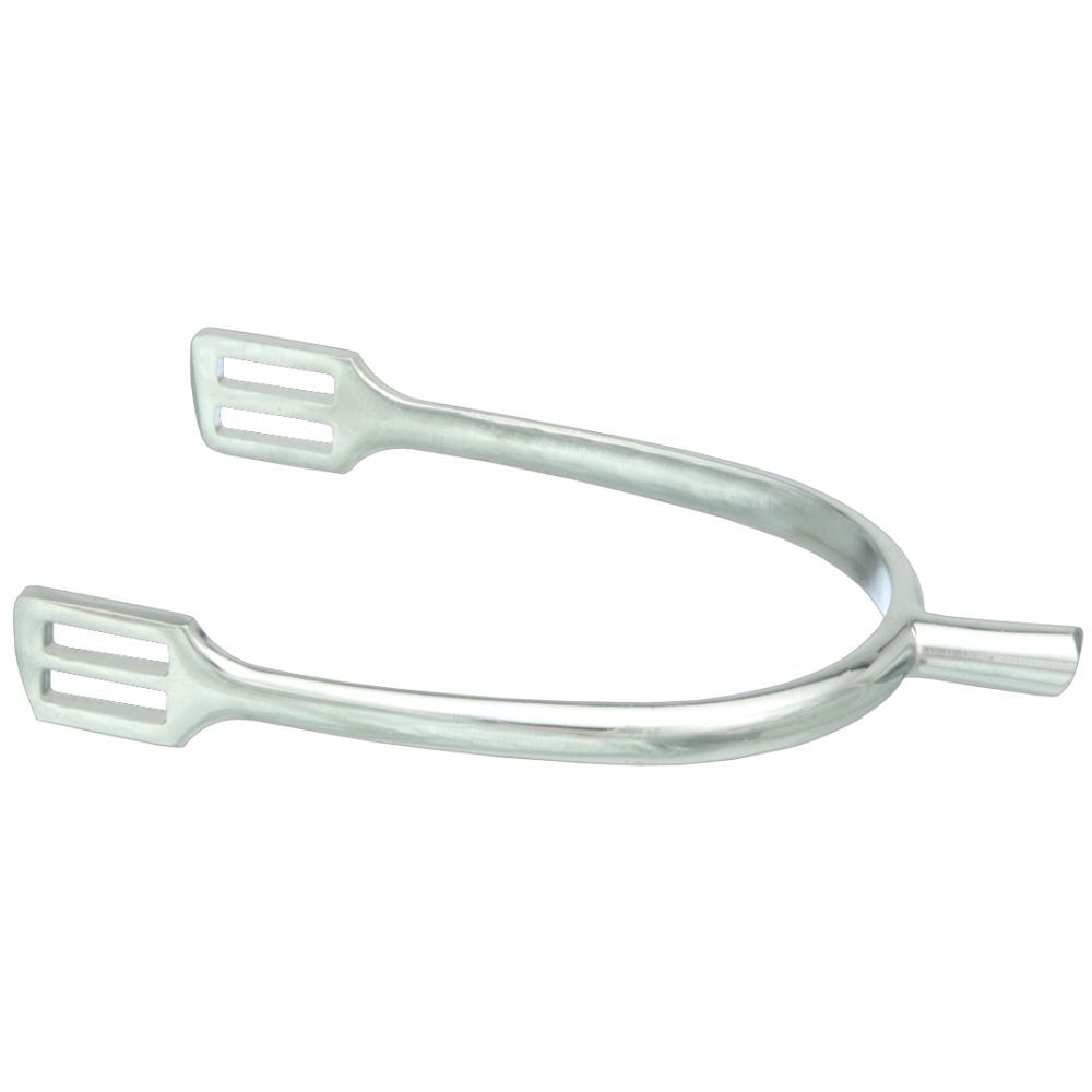 Chrome-plated Prince of Wales English Spurs