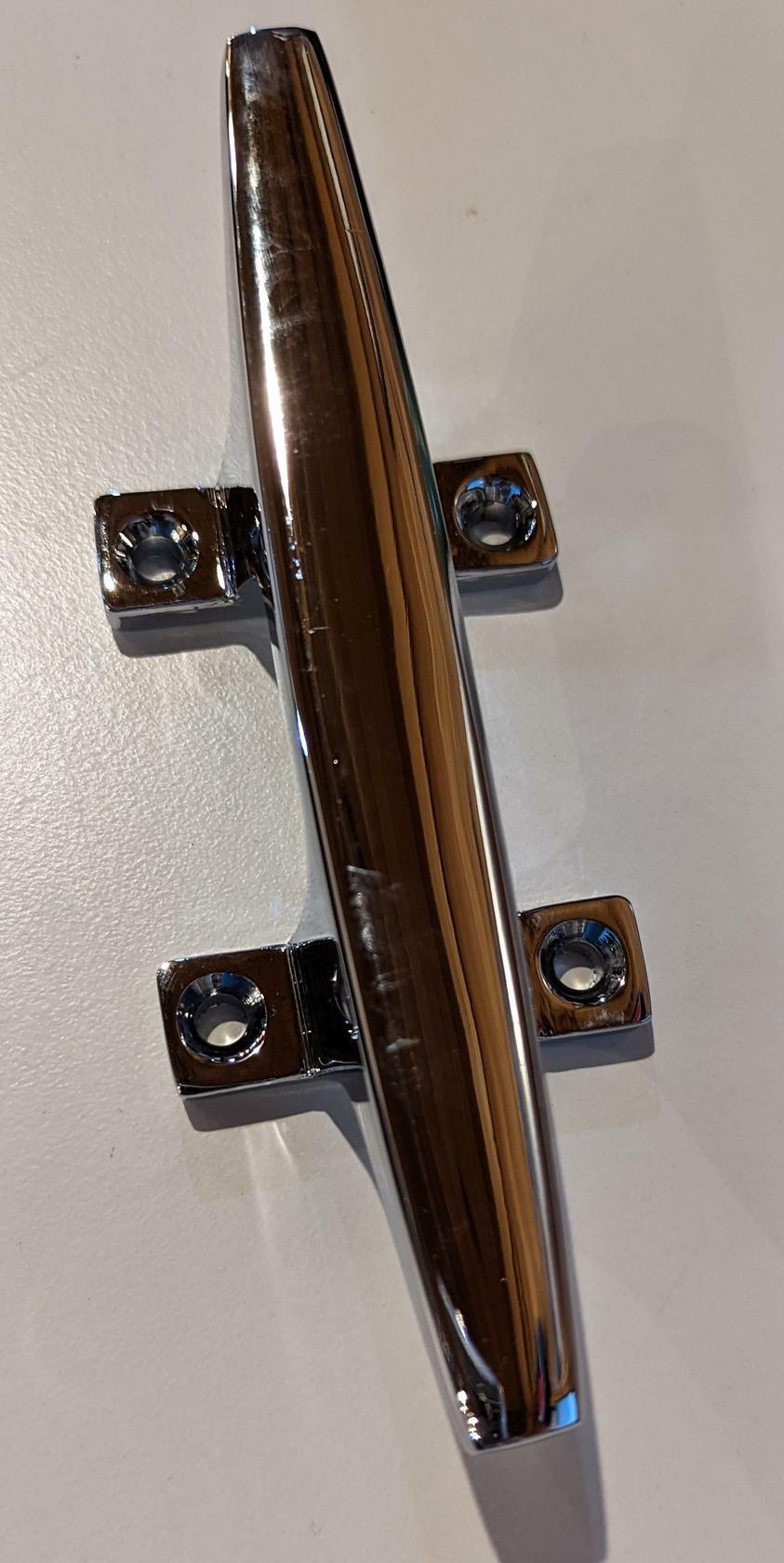 Reese Marine Chrome Finish 6 inch Dock Cleat