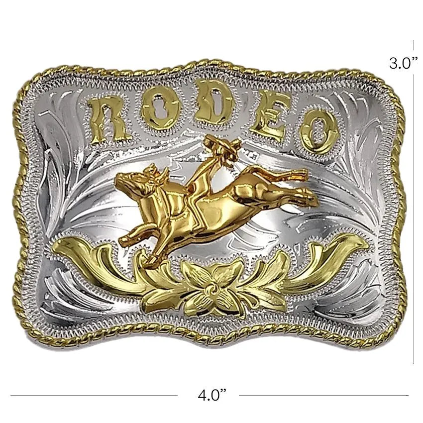 Rodeo Bull Belt Buckle