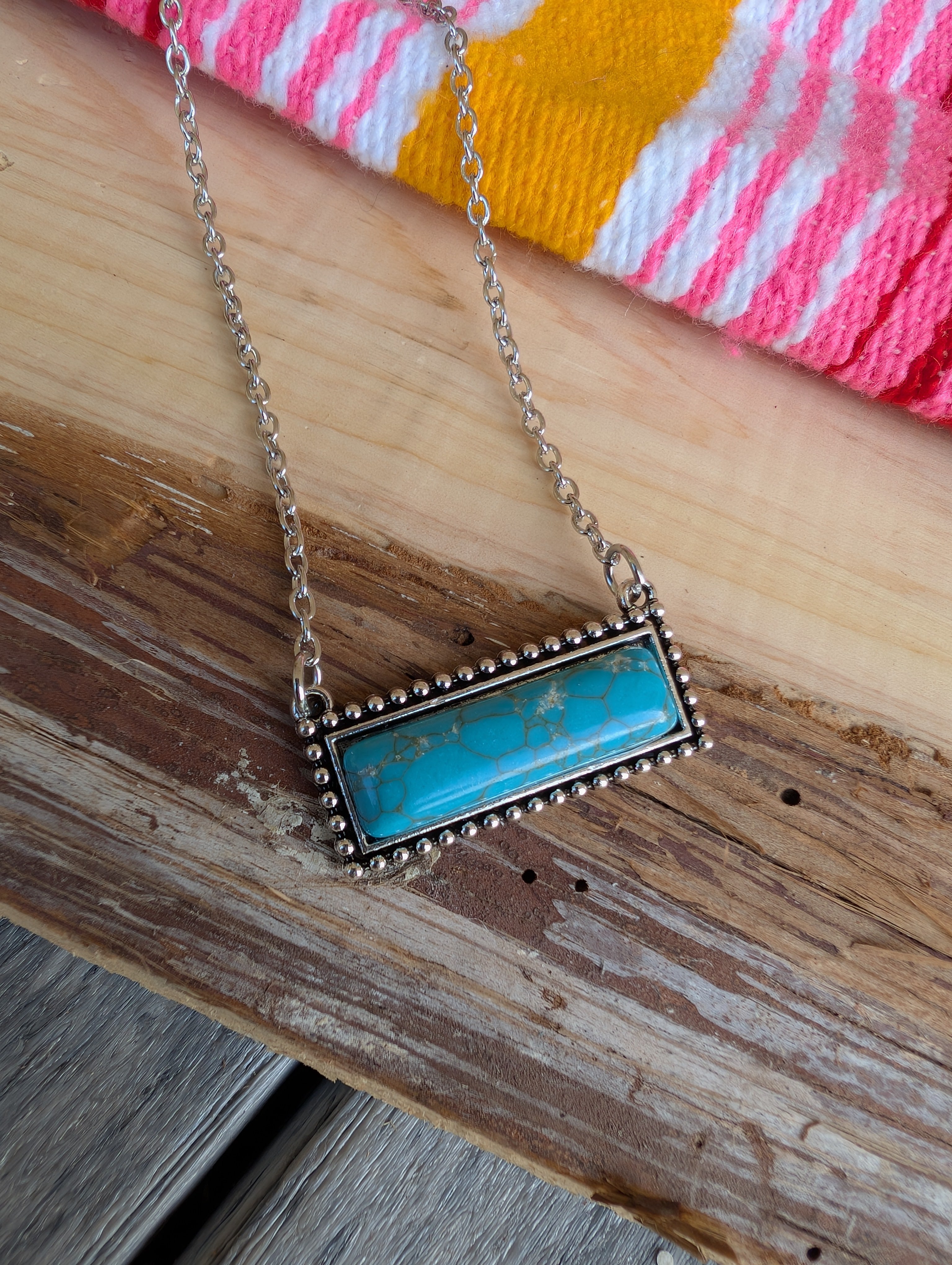 Turquoise Western necklace