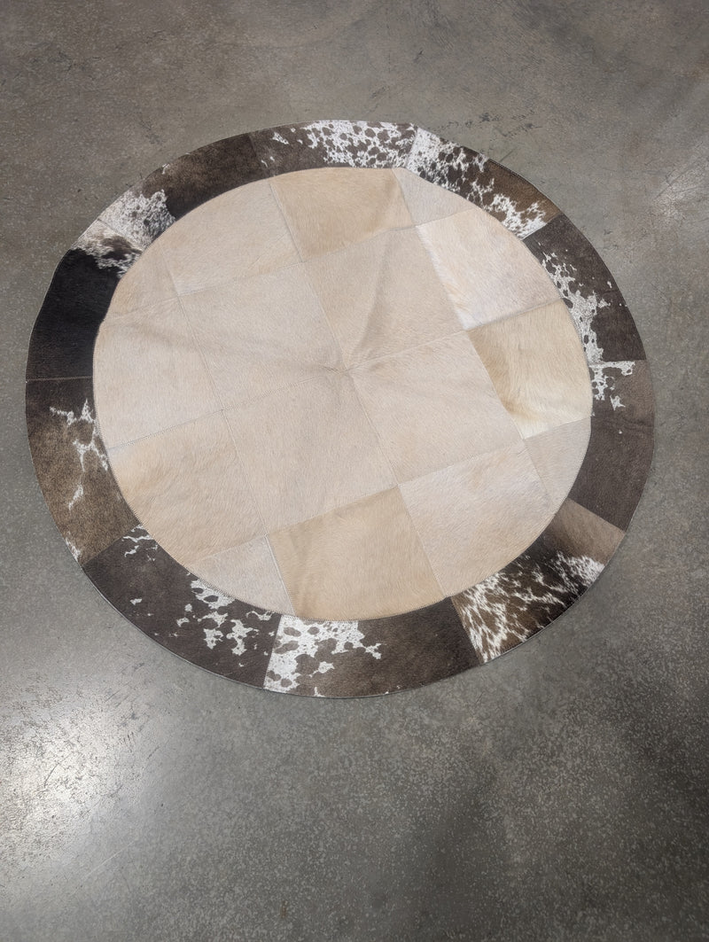 Genuine cowhide  patchwork rug