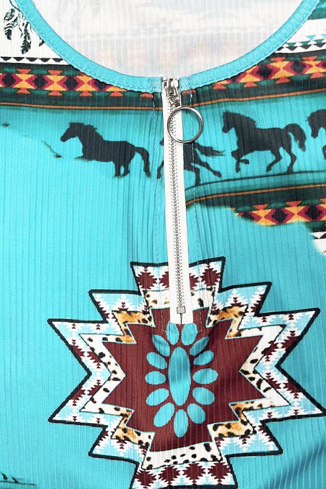Western tank top