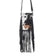 Dakota Drift Hair-on Leather Bag in Ebony & White 