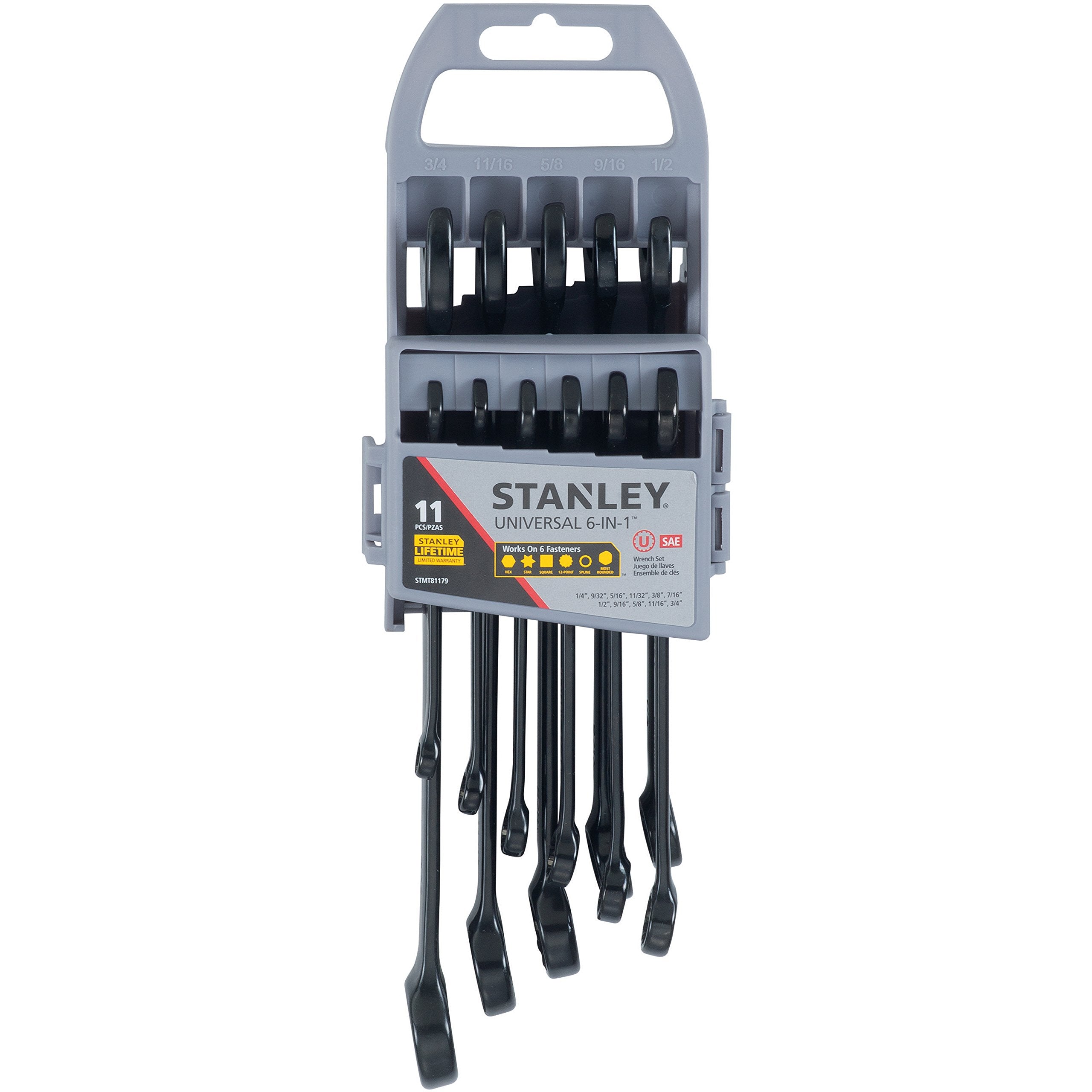 STANLEY STMT81179 Universal Wrench Set SAE 11PC