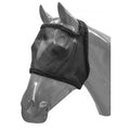 Showman Mesh Fly Mask with Fleece Trim and no ears fits a small horse. 