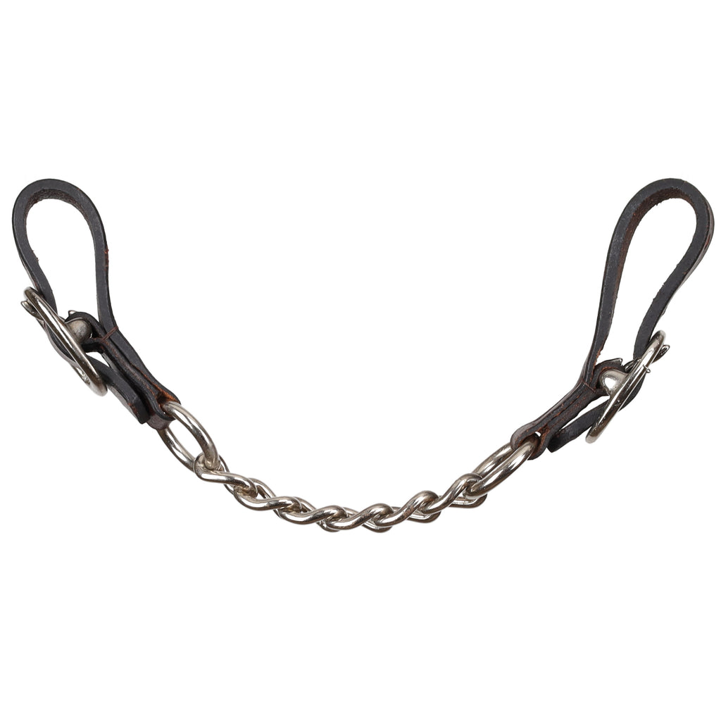 Side view of a Argentina Leather Curb Chain