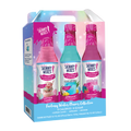 Jordan's Skinny Mixes water flavor collection packaging with cotton candy, mermaid, and unicorn flavors.