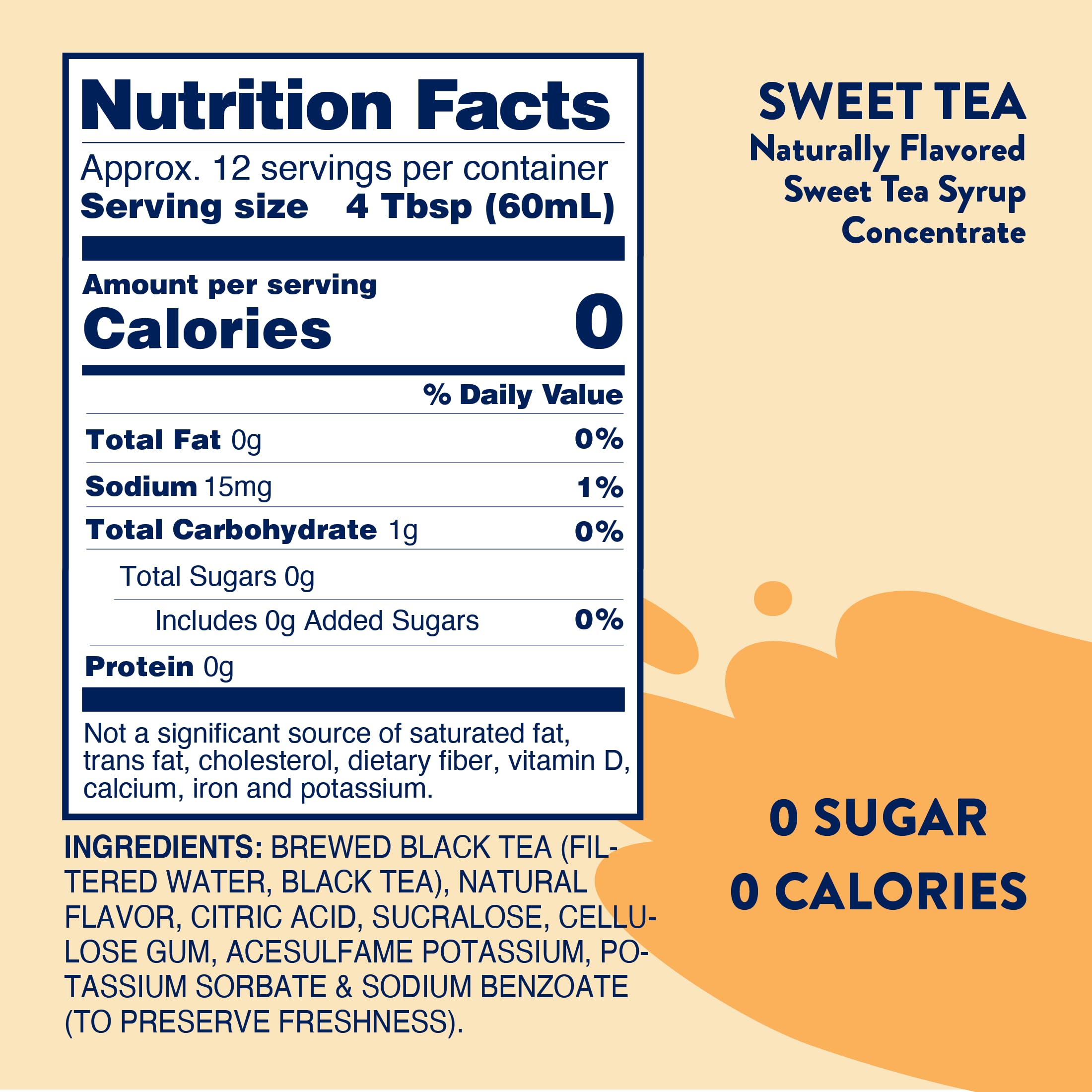 SKINNY SYRUP: Make your favorite beverages taste delicious