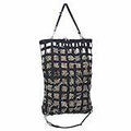 Black nylon web hay bag 