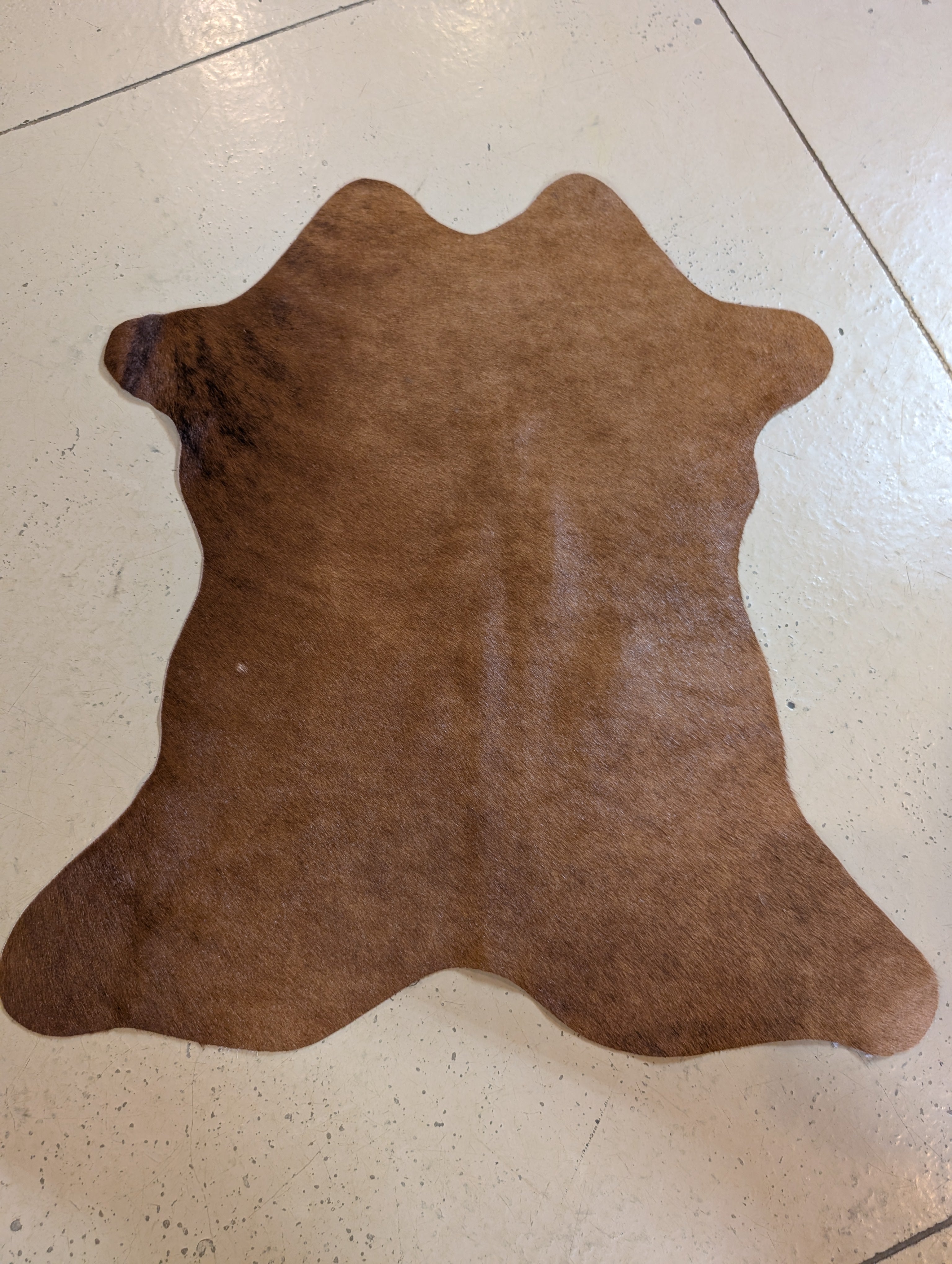 Small Genuine Cowhide Red