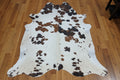 Brindle speckled cowhide rug